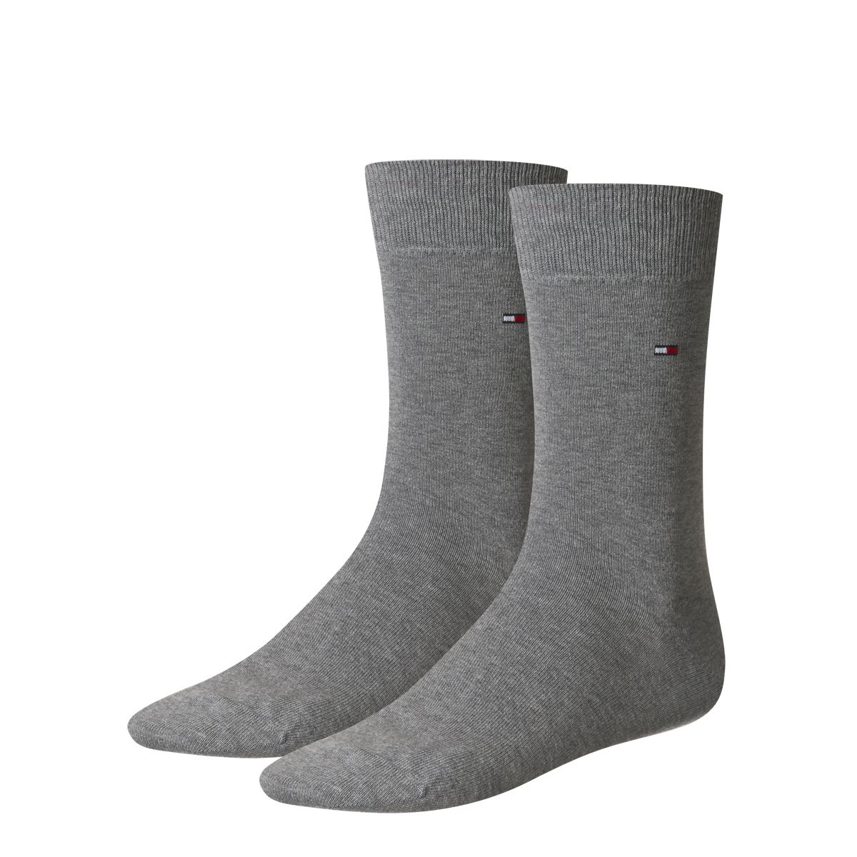 Tommy Hilfiger Herensokken Classic 2-Pack Grijs