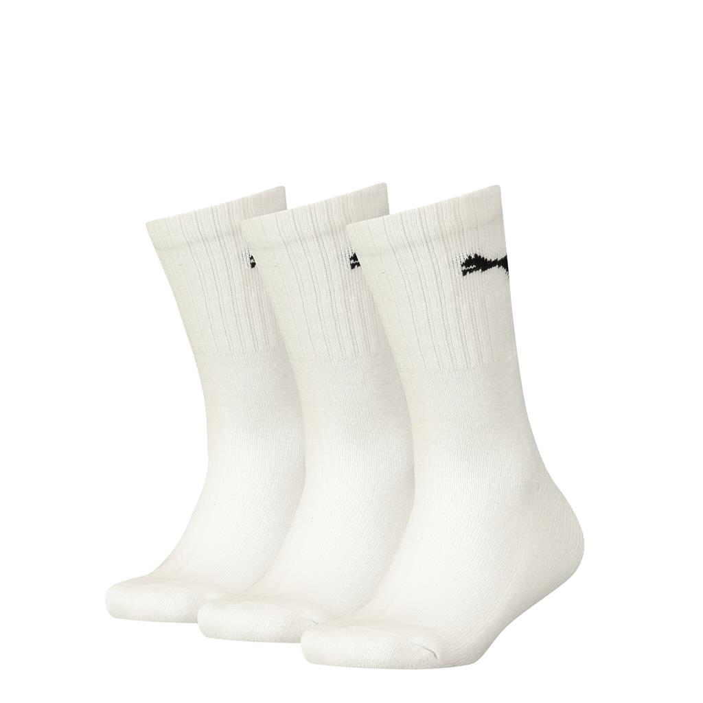 PUMA kinder Sportsokken 3-Pack Wit