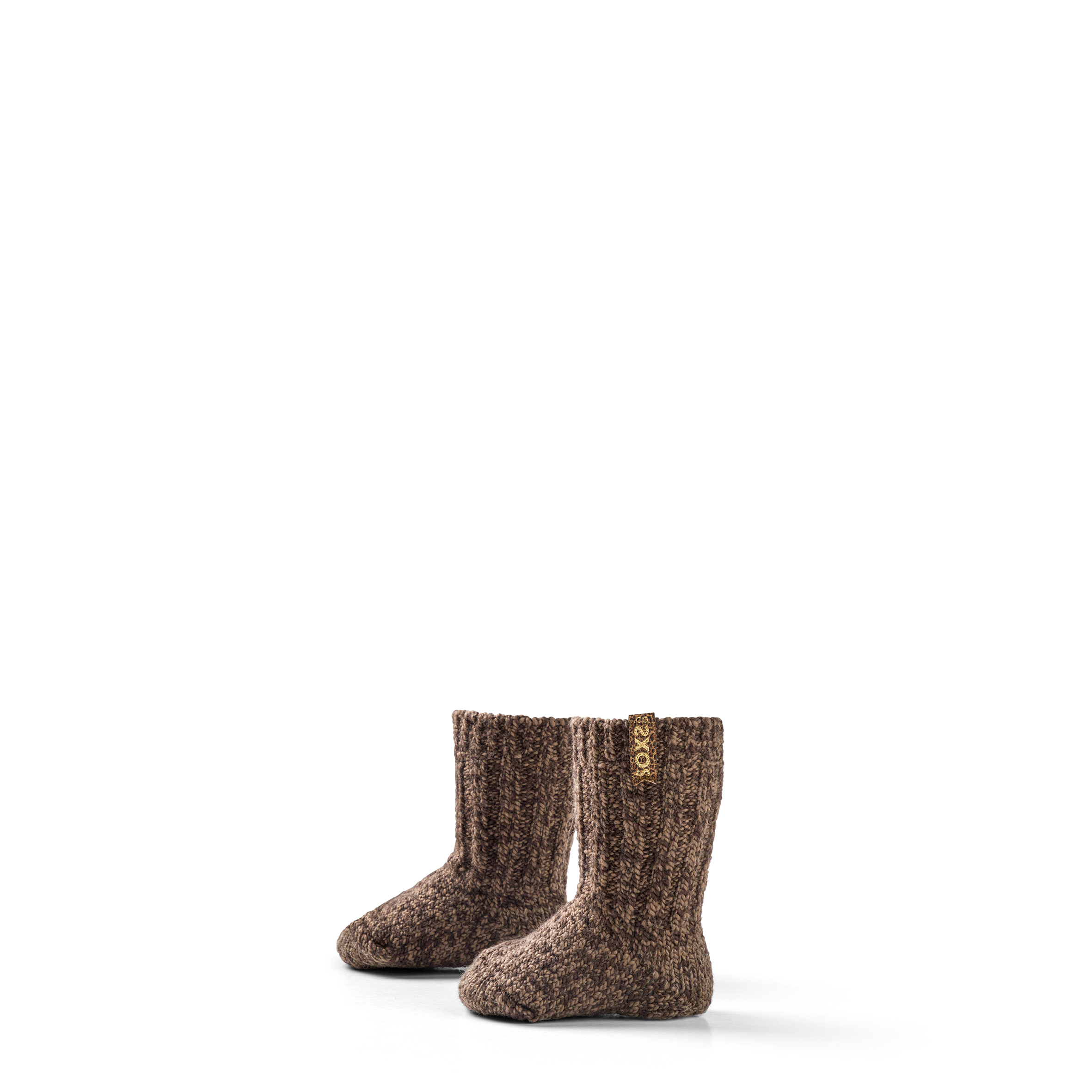 SOXS Babysokken Antislip Lovely Panther High Brown - 19-28