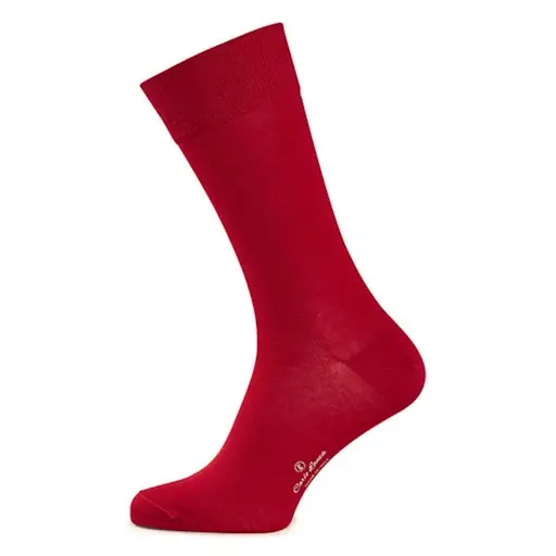 Carlo Lanza Herensokken Katoen Red