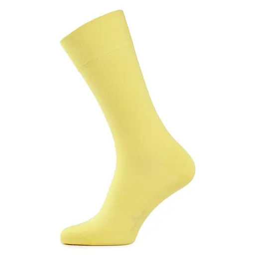 Carlo Lanza Herensokken Katoen Light Yellow