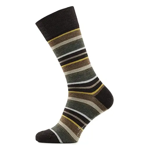 Carlo Lanza Herensokken Wol Stripe