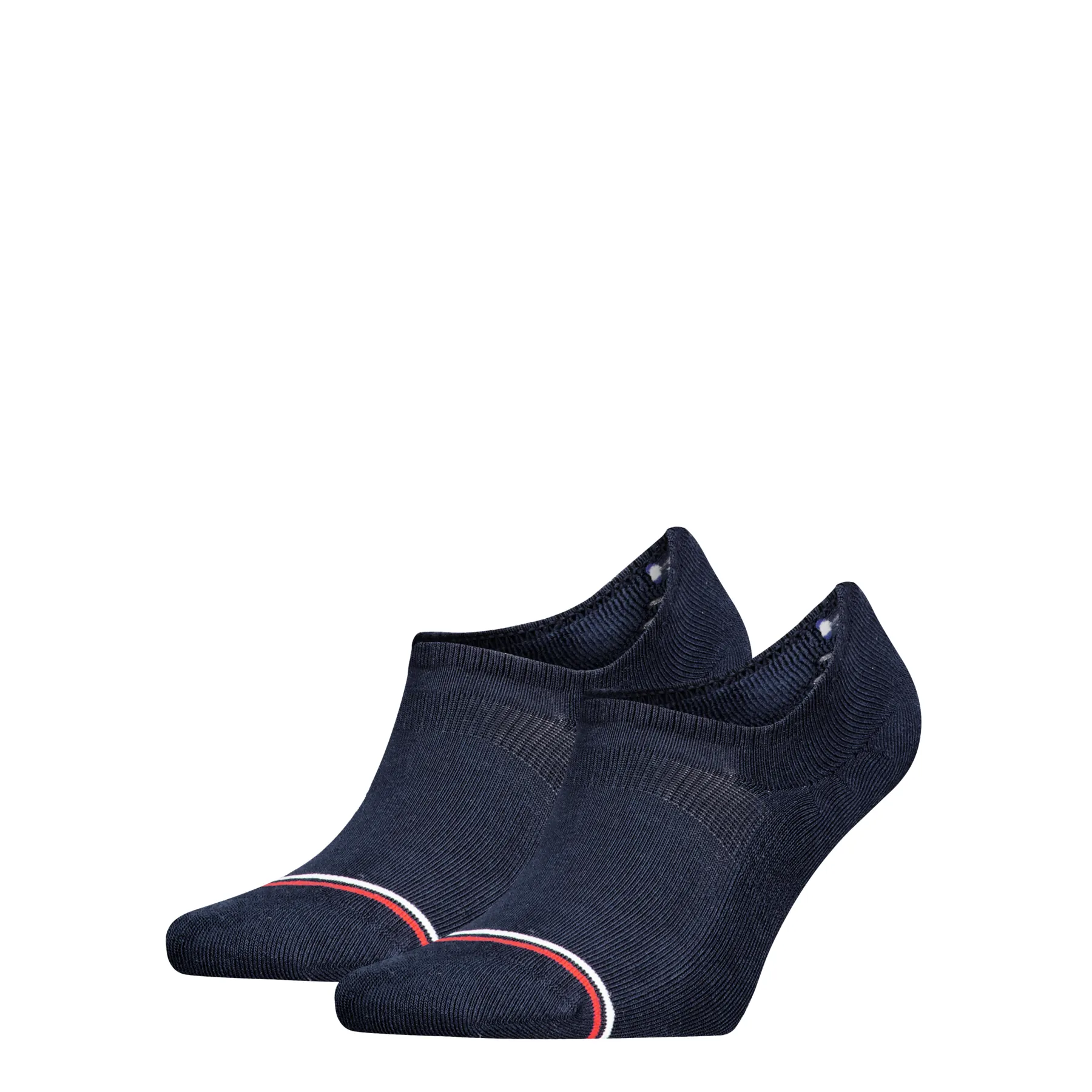 Tommy Jeans Unisex Iconic Footies High Cut 2-Pack Dark Navy