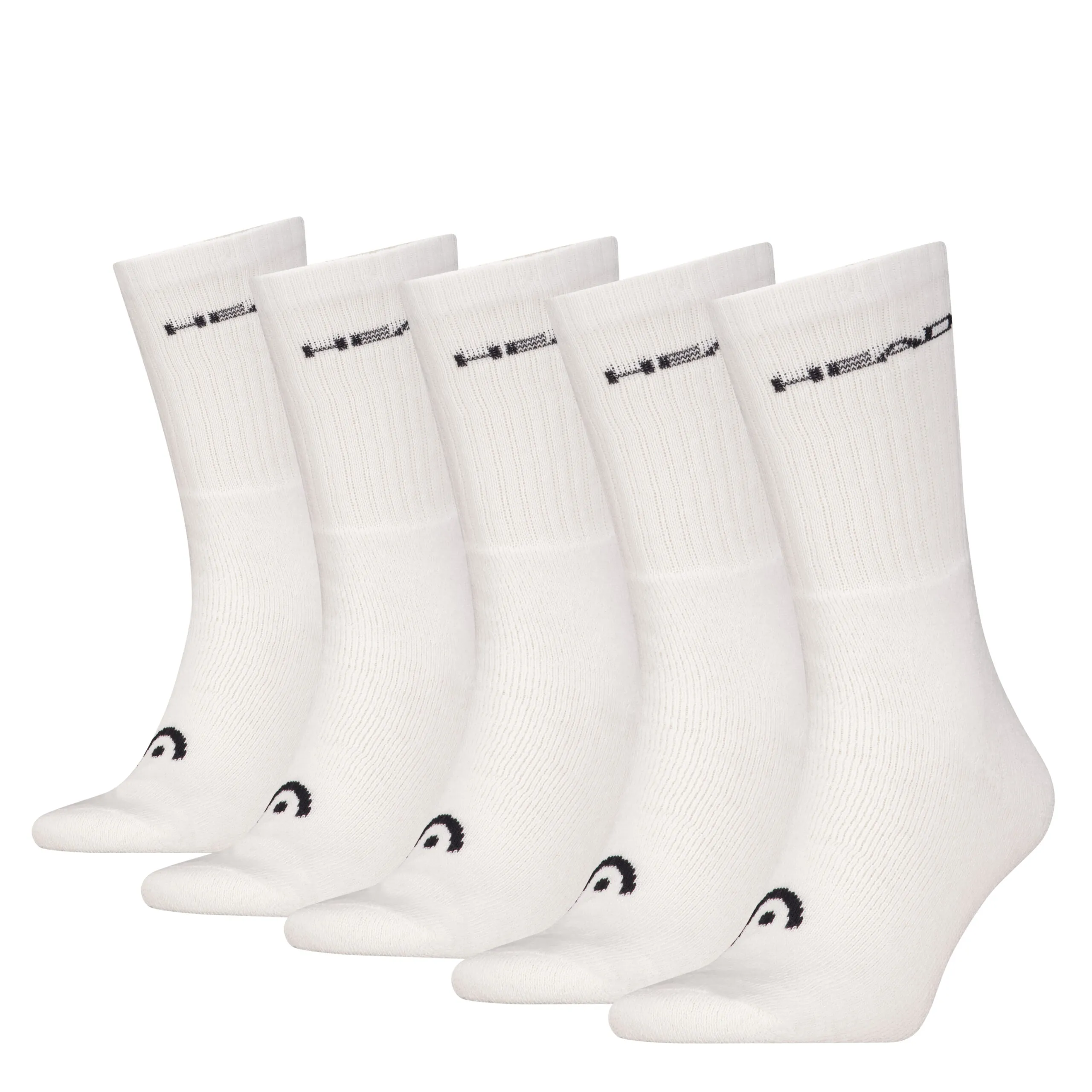HEAD Unisex Sportsokken 5-Pack Wit
