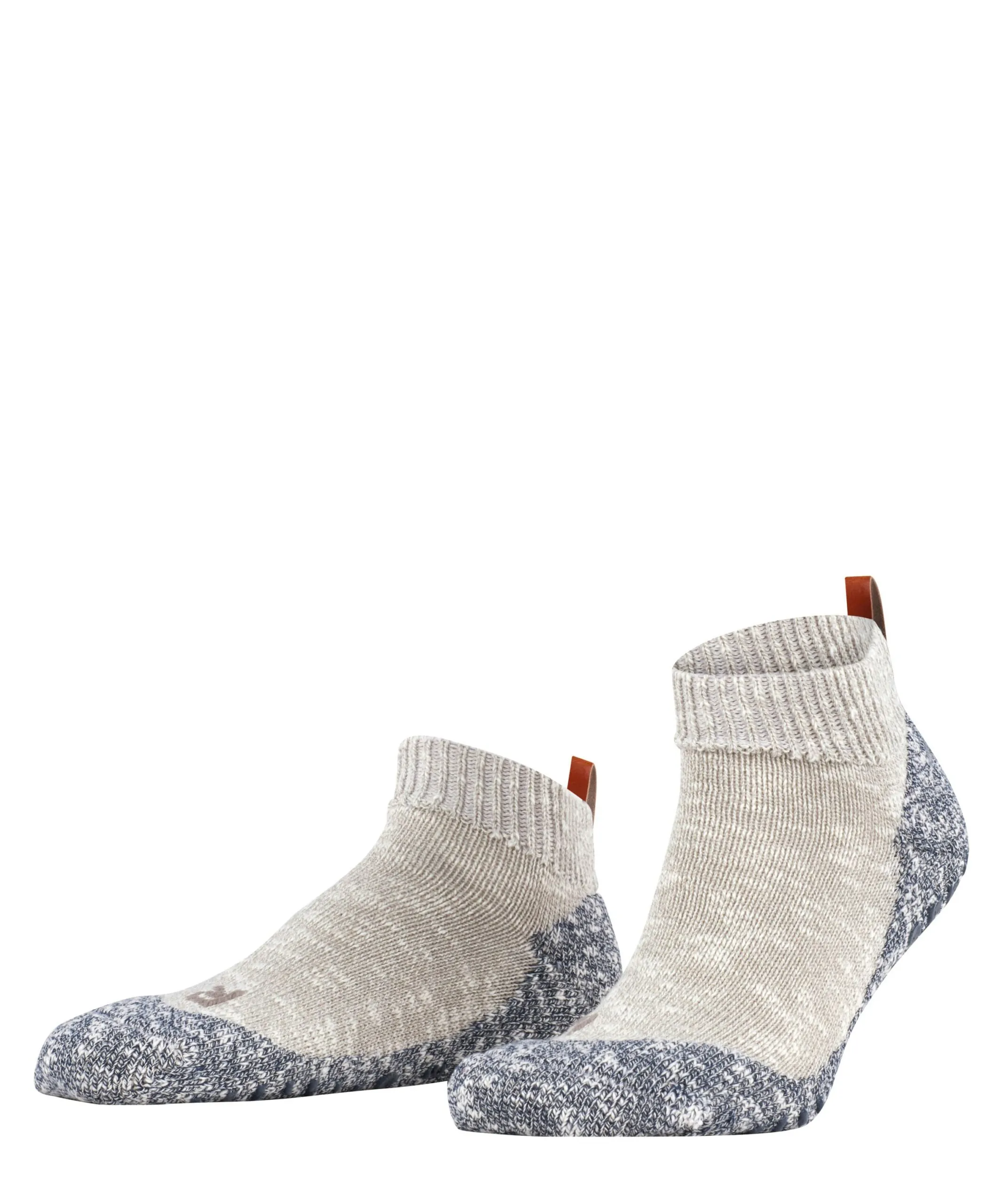 FALKE Heren Huissokken Homepad Lodge Light Grey