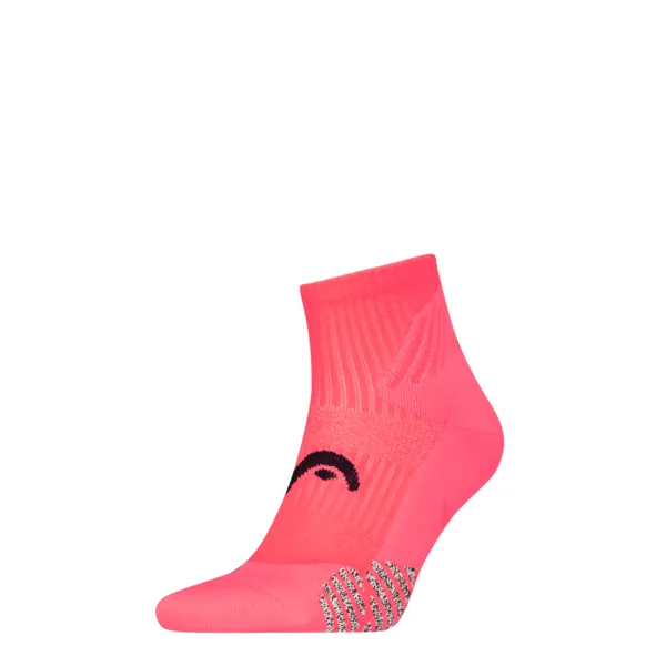 HEAD Unisex Quarter Padelsokken Coral