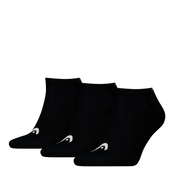 HEAD Unisex Sneakersokken 3-Pack Zwart