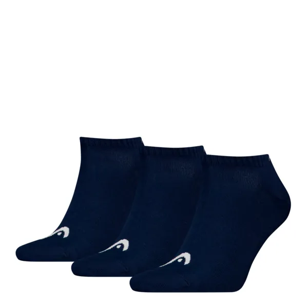 HEAD Unisex Sneakersokken 3-Pack Donkerblauw