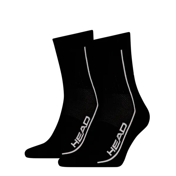 HEAD Unisex Sportsokken Short Performance 2-Pack Zwart