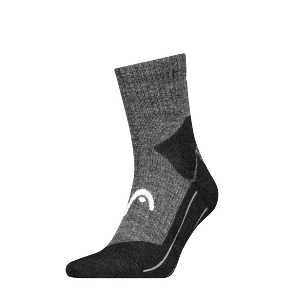 HEAD Unisex Quarter Wandelsokken Warm Grijs
